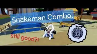 Snakeman combo! Full combo set-up | Shindo Life