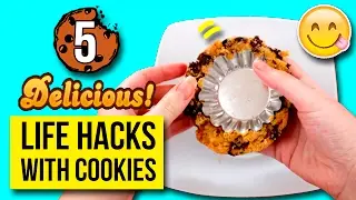 TOP 5 COOKIES Life Hacks 😋 DELICIOUS tricks with cookies 🍪