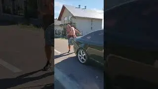 Car shot in the teeth +knife filming didn't turn out very well...