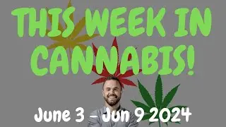 This Week in Cannabis News - June 3 to June 9 2024