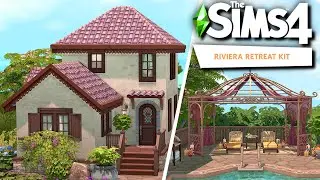 Tiny Cozy Romantic Getaway - The Sims 4 Riviera Retreat Kit - Speed Build