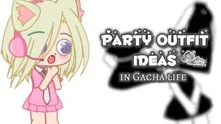 party outfit ideas in gacha life tutorial🖤🤍🖤 (by maika) ||black outfits||🖤🤍🖤