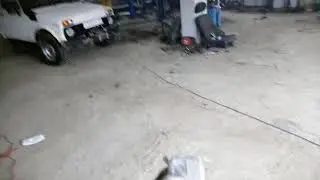 Лебедим ниву без моста