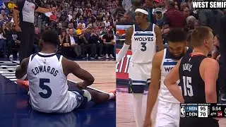 KAT LOL!HOME FANS CHANTS ANT MVP!ANT EDWARDS FLEXES HIS MUSCLE!Nuggets Vs Timberwolves GAME 2#nba