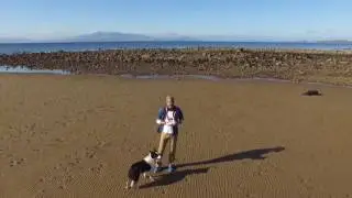 Drone at Ardrossan Shore