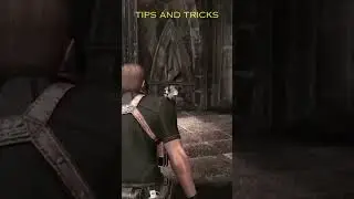 Resident Evil 4 | How to trap the Los Iluminados Monks in a room [CENTRAL HALL] #short #shorts