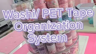 Planner Organization Supplies| Organize Your Washi/ PET Tape