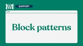 Block patterns | WordPress.com Support