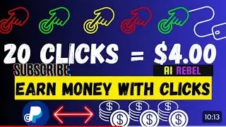 Get Paid per CLICK 2023 ($1,000) | Make PayPal Money Online For Free| Ai earning.