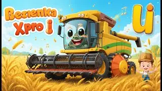 Песенка про КОМБАЙН для малышей   Песенка и мультик для детей   Мультики про машинки
