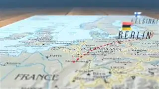After Effects Template : Animated Map Path v.3