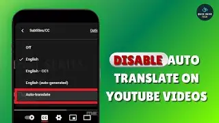 How to Disable Auto Translate on YouTube Videos (Mobile & Desktop 2025)
