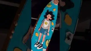 Crystal clear longboard 🛹