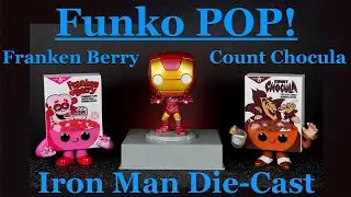 Funko POP Iron Man Die Cast - Franken Berry and Count Chocula Funko Shop Exclusives