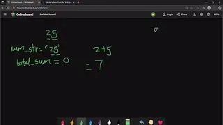 Python program to find sum of digits of a number