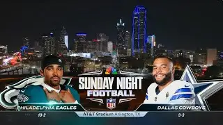 Sunday Night Football on NBC intro | PHI@DAL | 12/10/2023