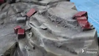 Quick Roll :  Destroyed Base diorama