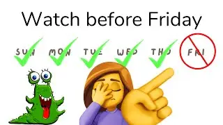 Watch this video before it's Friday