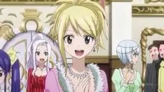 Fairy Tail Нацу и Люси - девочка-школьница