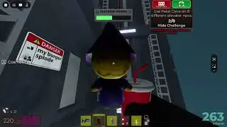 How to open the secret room in the Falling elevator floor 