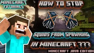 How to stop Squids from spawning in Minecraft?