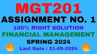 MGT201 ASSIGNMENT 1 SOLUTION 2024|MGT201 ASSIGNMENT 1 2024 |MGT201 ASSIGNMENT 1 SOLUTION SPRING 2024