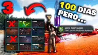 ¡SOLO tengo 100 DIAS en ARK para TAMEAR a TODOS los DINOS / Ep.3
