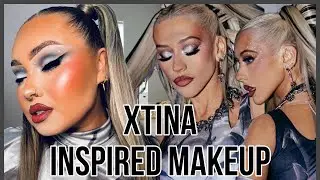 Christina Aguilera INSPIRED Makeup Tutorial 🩶 | XTINA GLAM 🫶🏼