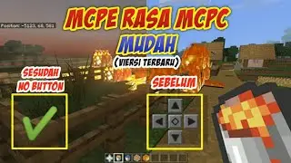 Cara merubah tampilan Mcpe menjadi Mcpc | Menghilangkan button mudah