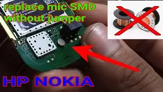 ganti mic tempel nokia tanpa jumper