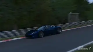 Gran Turismo 7 PSVR Ferrari Nurburgring intense battle for 1st place