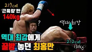 최홍만 격투기 인생 최대 업적 [최홍만 VS 세미슐츠]