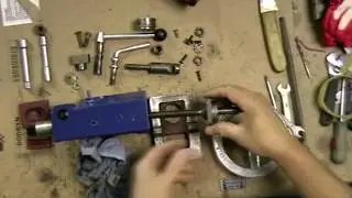 Ремонт задней бабки ТВ 7, восстановление станка