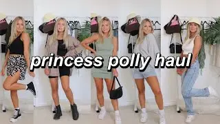 PRINCESS POLLY SUMMER HAUL | dresses, skirts, denim, crop tops, lounge