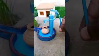 Mini handpump project for filling water in pither