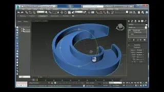 Modeling a spiral ramp in Autodesk 3ds max