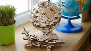 UGears Globus Mechanical model Assembly