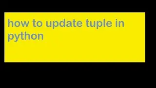 How to update tuple in python