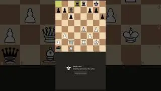 Trap the queen #chess #chesstactics #puzzle #chesspuzzle #tactics