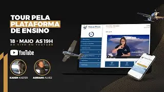 Tour Ao Vivo por dentro da Plataforma de Ensino - Portal Trem de Pouso