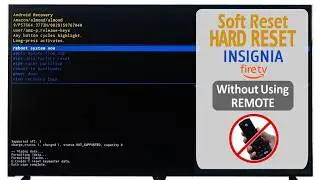 Insignia Fire TV | How To Factory Reset | Without Remote & With Remote