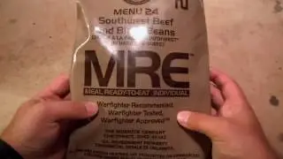 MRE Review - Menu No 24 Southwest Beef and Black Beans