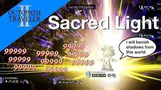 Temenos Sacred Light Build (300K AOE damage) - Octopath Traveler 2