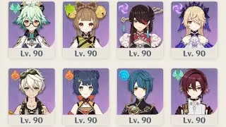 3.8 Spiral Abyss Floor 12 - 4 Star Characters & Weapons ｜ Genshin Impact