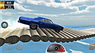 Impossible Bridge Vs Car Crash | Car Stunt Game | Android Gameplay