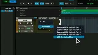 Setting Up for MIDI Recording in Pro Tools