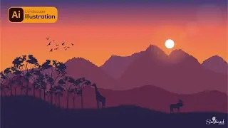 How to Make a Forest Silhouette Background |  Adobe Illustrator 2020 | Tutorial for Beginners
