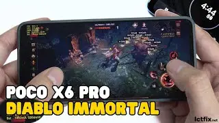 Poco X6 Pro Diablo Immortal Gaming test Gaming test | Dimensity 8300 Ultra, 120Hz Display