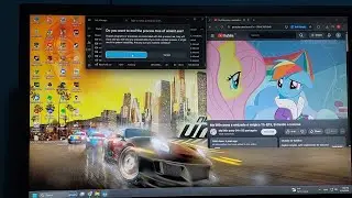 Rainbow dash crying has bsod Brazil edition (NEW WALLPAPER)