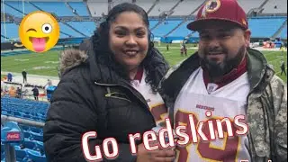 FIRST FOOTBALL GAME (Carolina Panthers VS REDSKINS)🏈